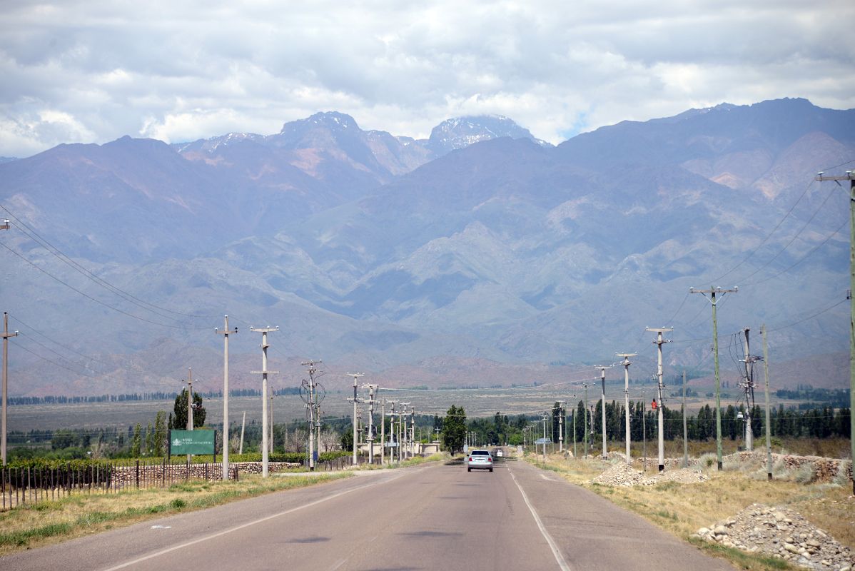 04 Driving Between Domaine Bousquet And Gimenez Rilli Wineries On The Uco Valley Wine Tour Mendoza